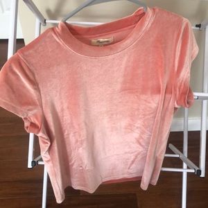 Coral Velvet Madewell shirt